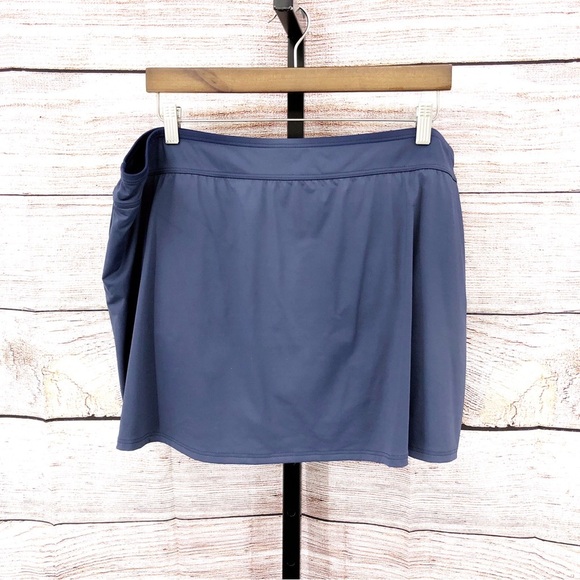 Lands End Blue Swim Skort Size 22W - Picture 5 of 9